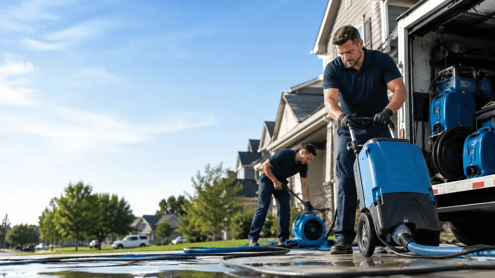 Dehumidification being performed in Canal Fulton, OH